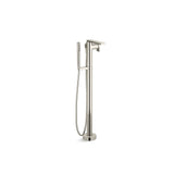 Kohler - Composed Floor-mount bath filler trim with handshower - Vibrant Polished Nickel