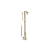 Kohler - Composed Floor-mount bath filler trim with handshower - Vibrant French Gold