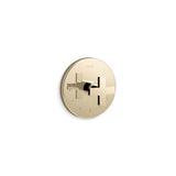 Kohler - Composed MasterShower temperature control valve trim with cross handle - Vibrant French Gold