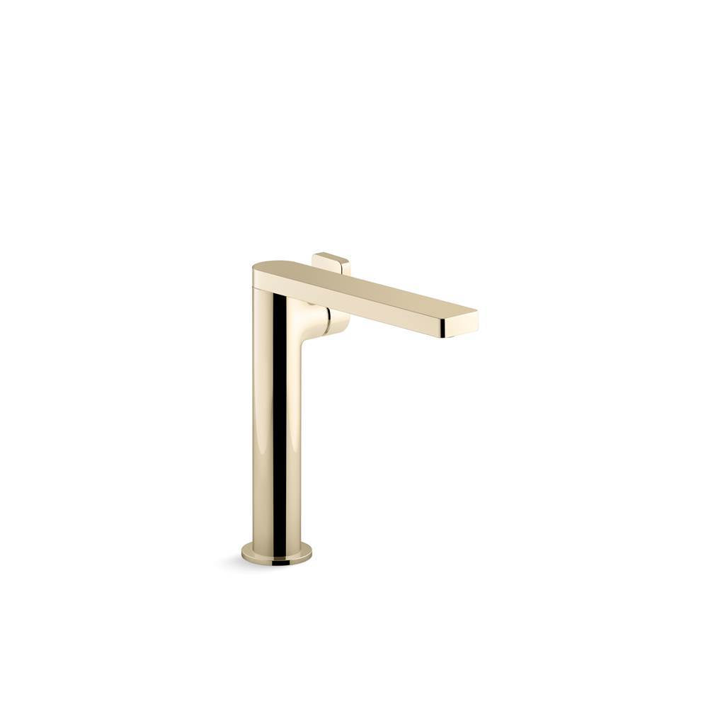 Kohler - Composed Tall single-handle bathroom sink faucet with Lever handle, 1.2 gpm - Vibrant French Gold