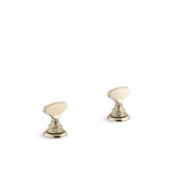 Kohler - Artifacts T-handle bathroom sink faucet handles - Vibrant French Gold