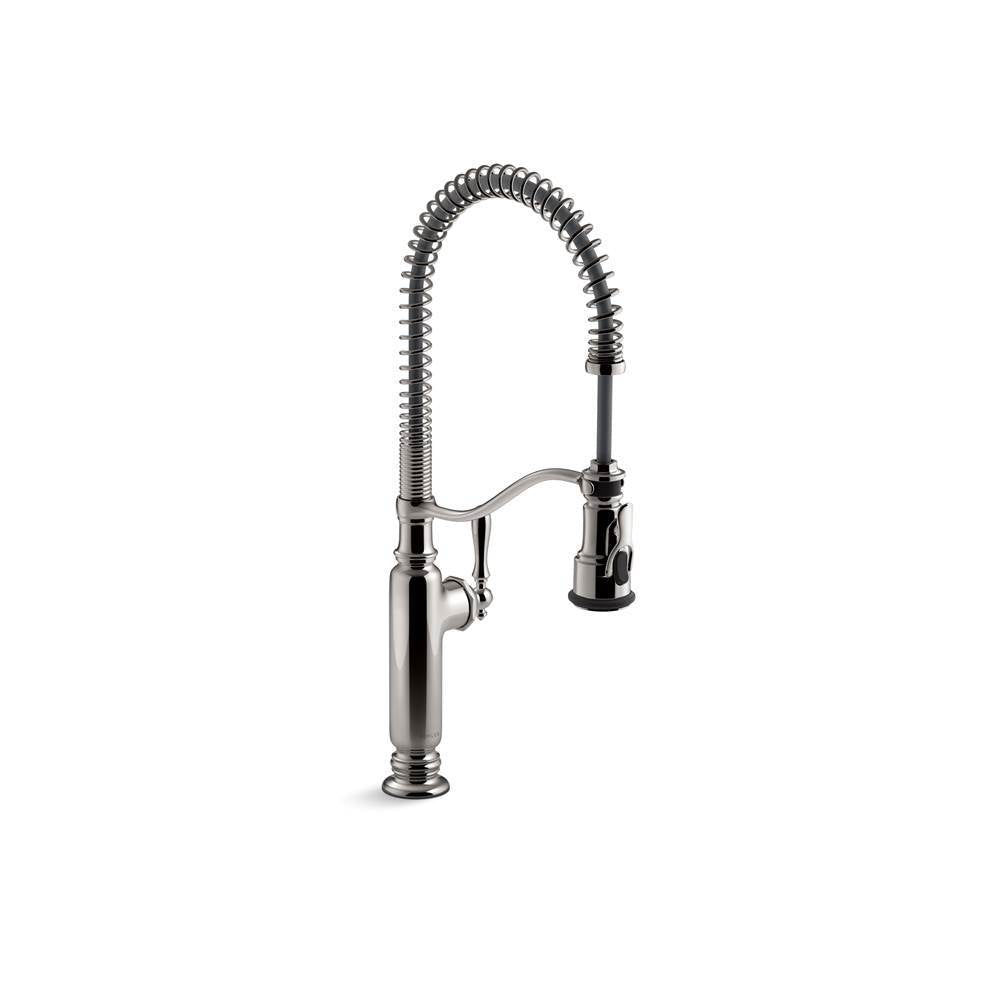 Kohler - Tournant Semi-professional kitchen sink faucet with three-function sprayhead - Vibrant Titanium