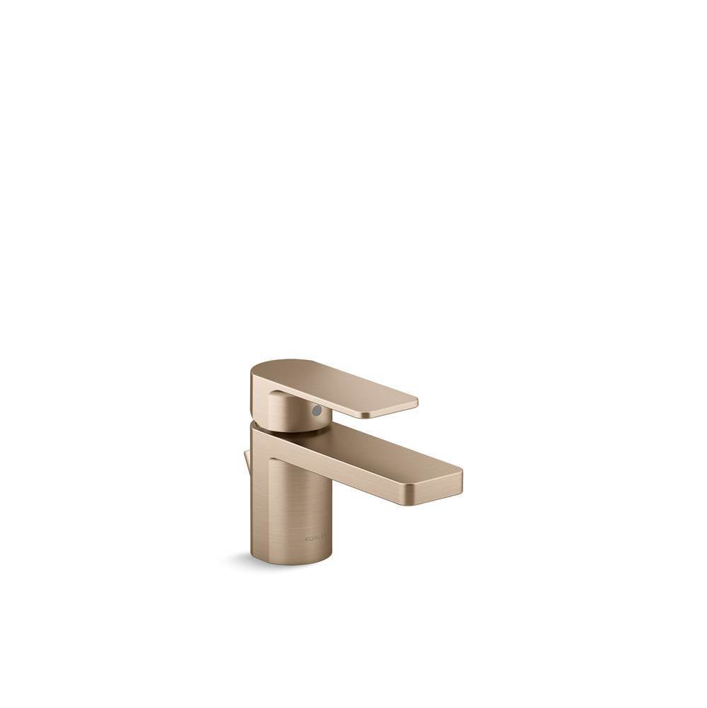Kohler - Parallel Low single-handle bathroom sink faucet, 0.5 gpm - Vibrant Brushed Bronze