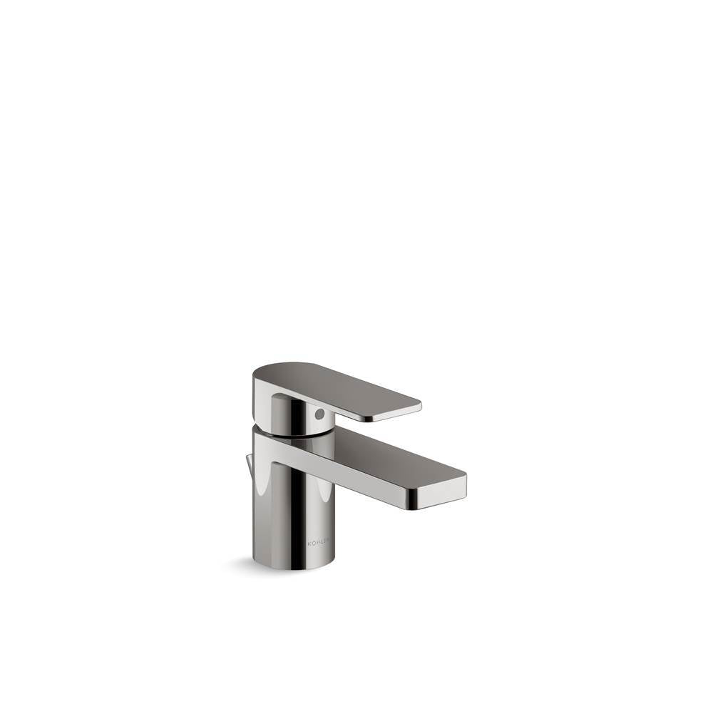 Kohler - Parallel Low single-handle bathroom sink faucet, 1.2 gpm - Vibrant Titanium