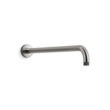 Statement 19'' wall-mount single-function rainhead arm and flange
