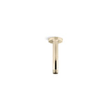 Statement 6'' ceiling-mount single-function rainhead arm and flange