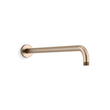 Statement 19'' wall-mount single-function rainhead arm and flange