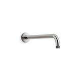 Statement 15-1/2'' wall-mount single-function rainhead arm and flange