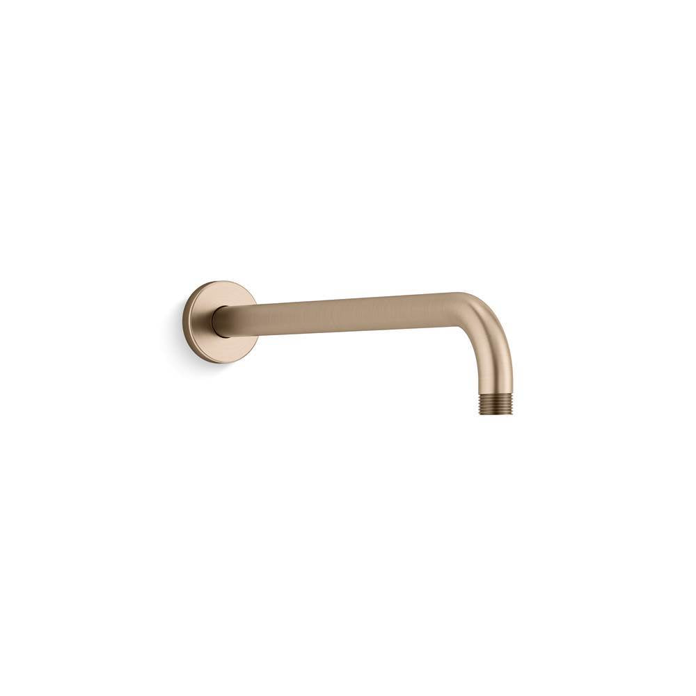 Statement 15-1/2'' wall-mount single-function rainhead arm and flange