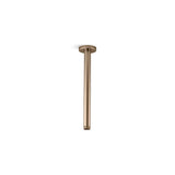 Statement 12'' ceiling-mount single-function rainhead arm and flange