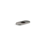 Kohler - 4'' escutcheon plate for InsightE and Kinesis faucet - Vibrant Titanium