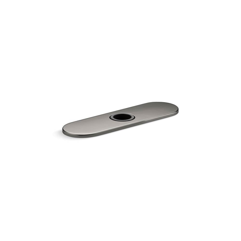 Kohler - 8'' escutcheon plate for InsightE and Kinesis faucet - Vibrant Titanium