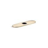 Kohler - 8'' escutcheon plate for InsightE and Kinesis faucet - Vibrant French Gold