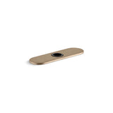 Kohler - 8'' escutcheon plate for InsightE and Kinesis faucet - Vibrant Brushed Bronze