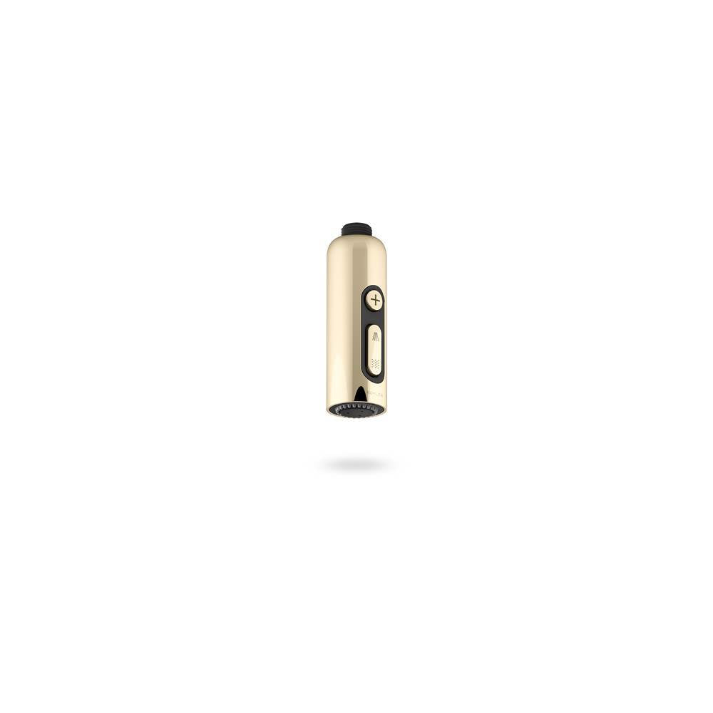 Kohler - Statement Iconic wand two-function handshower, 1.75 gpm - Vibrant French Gold