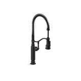 Kohler - Tournant Semi-professional kitchen sink faucet with three-function sprayhead - Matte Black