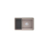 Cairn 27-1/2'' undermount single-bowl utility sink