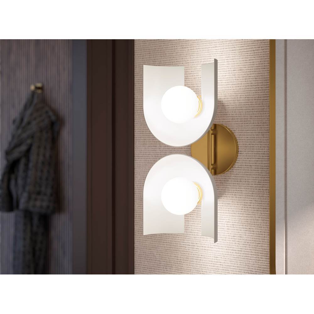 Jabot Two-light sconce