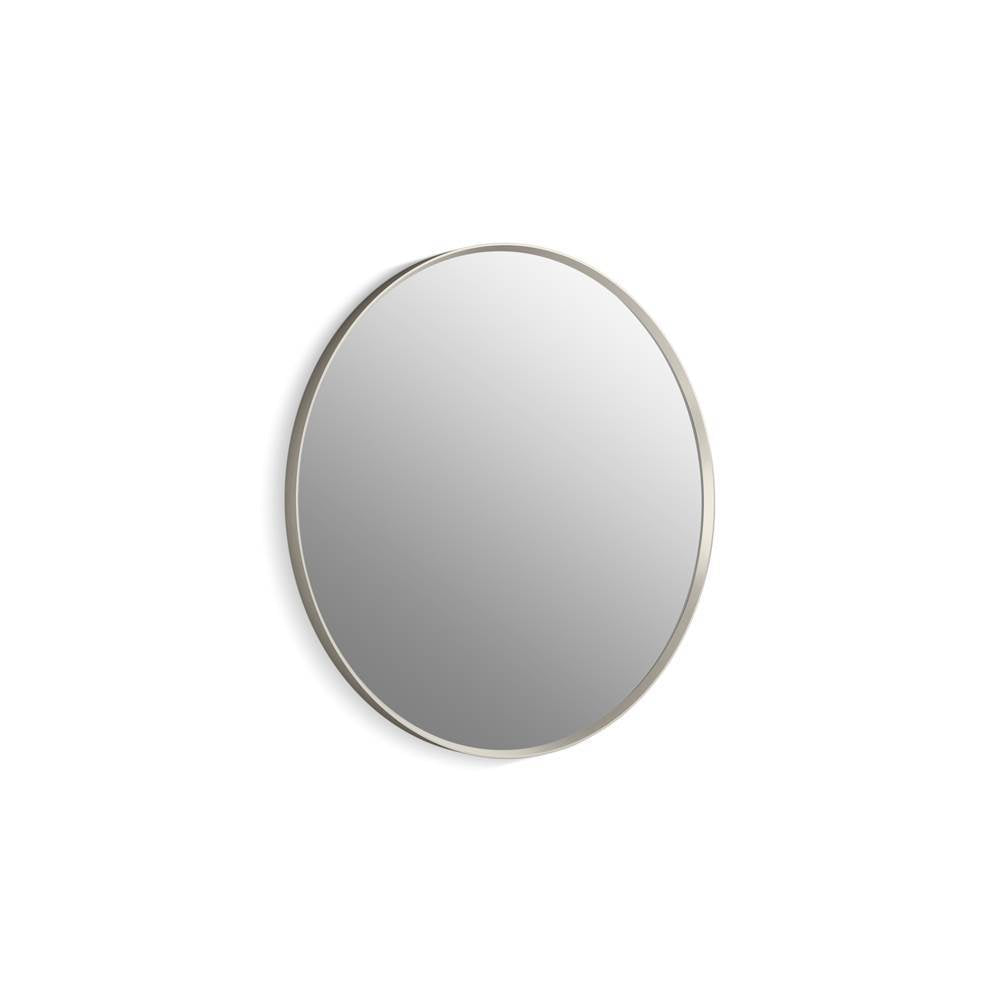 Kohler - Essential 32'' round framed mirror - Brushed Nickel