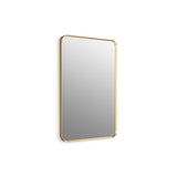Kohler - Essential 24'' x 36'' rectangular framed mirror - Moderne Brushed Gold