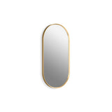 Kohler - Essential 18'' x 36'' capsule framed mirror - Moderne Brushed Gold