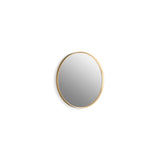 Kohler - Essential 22'' round framed mirror - Moderne Brushed Gold