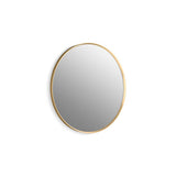 Kohler - Essential 32'' round framed mirror - Moderne Brushed Gold