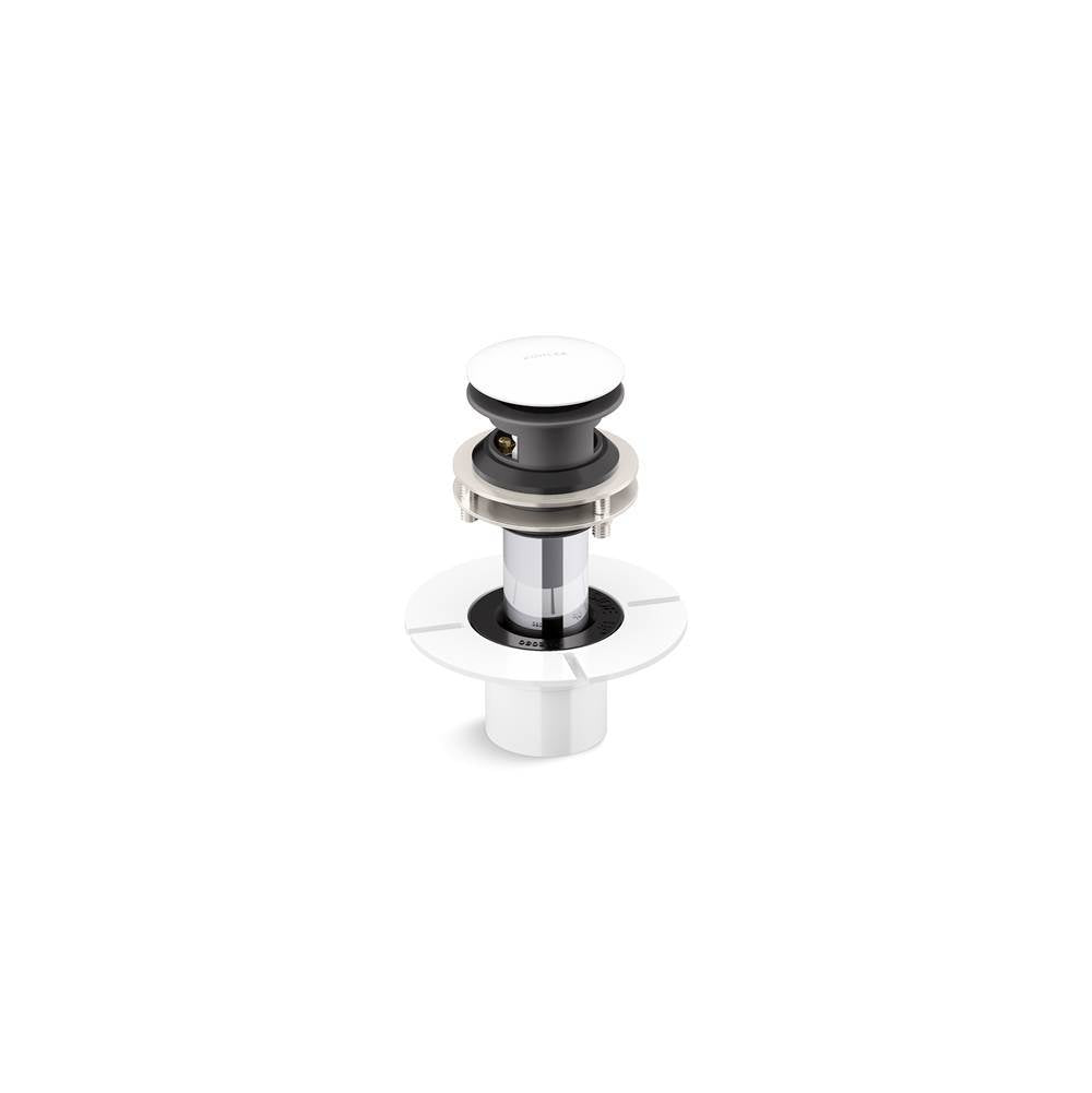 Kohler - SnapFloE Toe-tap bath drain - White
