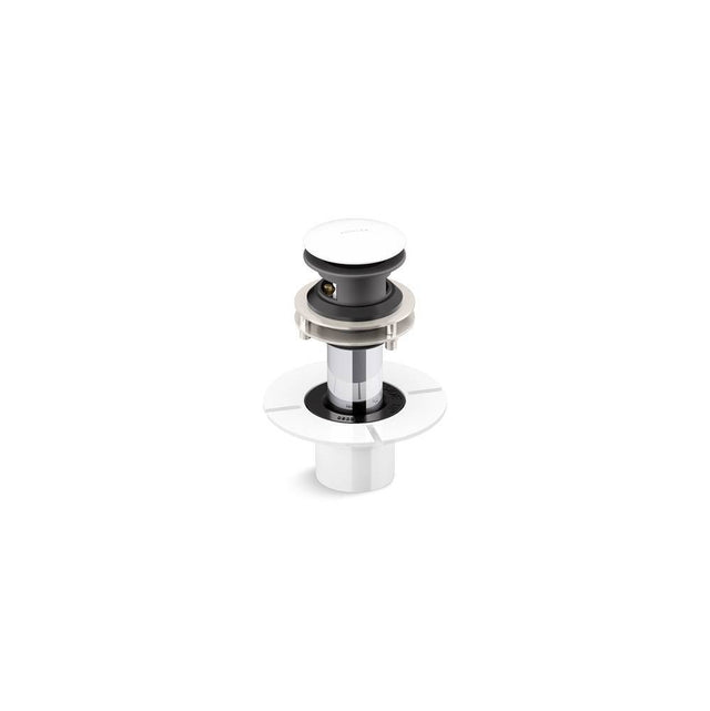 Kohler - SnapFloE Toe-tap bath drain - White