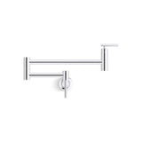Wall-mount pot filler