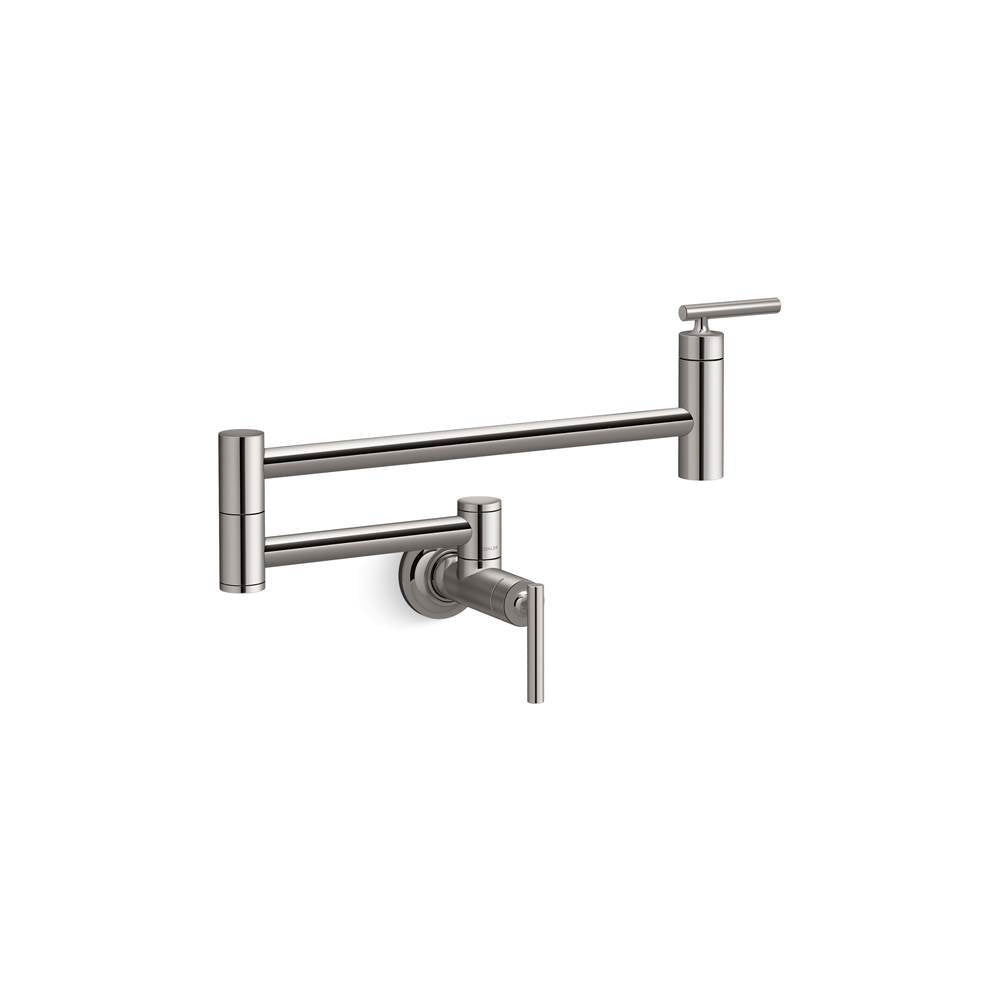 Kohler - Wall-mount pot filler - Vibrant Titanium