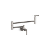 Kohler - Wall-mount pot filler - Vibrant Titanium