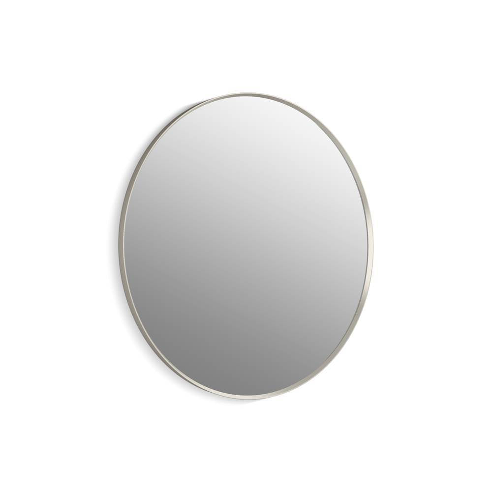Kohler - Essential 42'' round framed mirror - Brushed Nickel