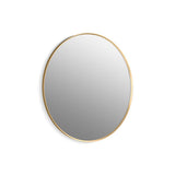 Kohler - Essential 42'' round framed mirror - Moderne Brushed Gold