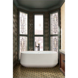 Occasion Floor-mount bath filler trim with handshower