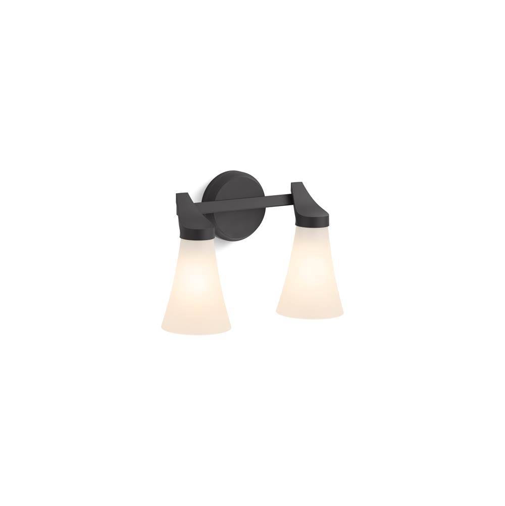 Kohler - SimpliceE Two-light sconce - Matte Black