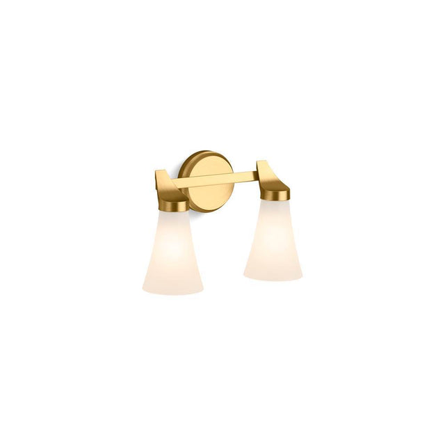 Kohler - SimpliceE Two-light sconce - Brushed Moderne Brass