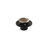 Kohler - Clearflo Round brass tile-in shower drain - Vibrant Brushed Bronze