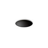 Kohler - Caxton 16-1/8'' round undermount bathroom sink, no overflow - Biscuit