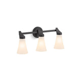 Kohler - SimpliceE Three-light sconce - Matte Black