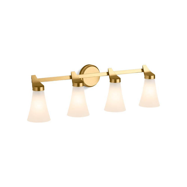 Kohler - SimpliceE Four-light sconce - Brushed Moderne Brass