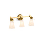 Kohler - SimpliceE Three-light sconce - Brushed Moderne Brass