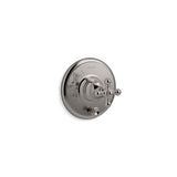 Kohler - Artifacts Rite-Temp valve trim with push-button diverter and cross handle - Vibrant Titanium