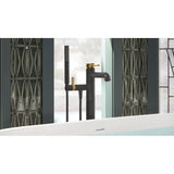 Occasion Floor-mount bath filler trim with handshower