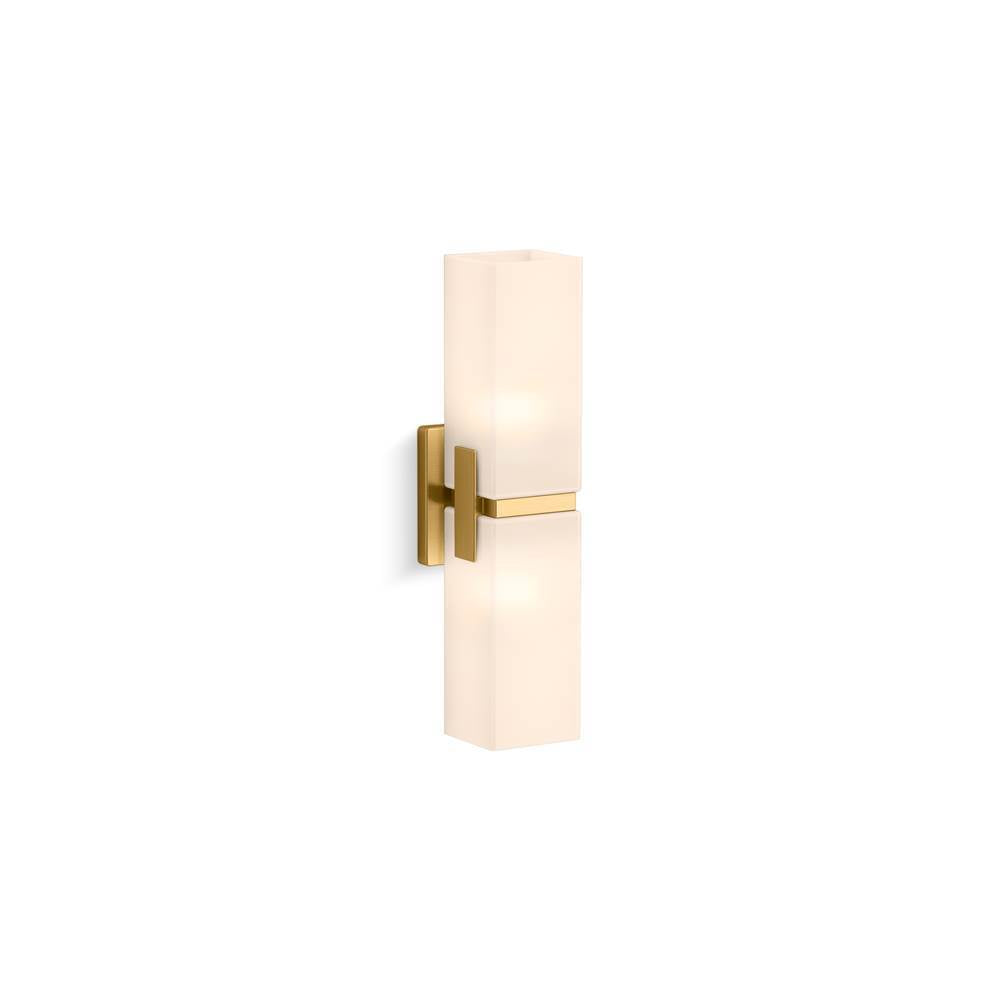 Kohler - HonestyE Two-light sconce - Brushed Moderne Brass
