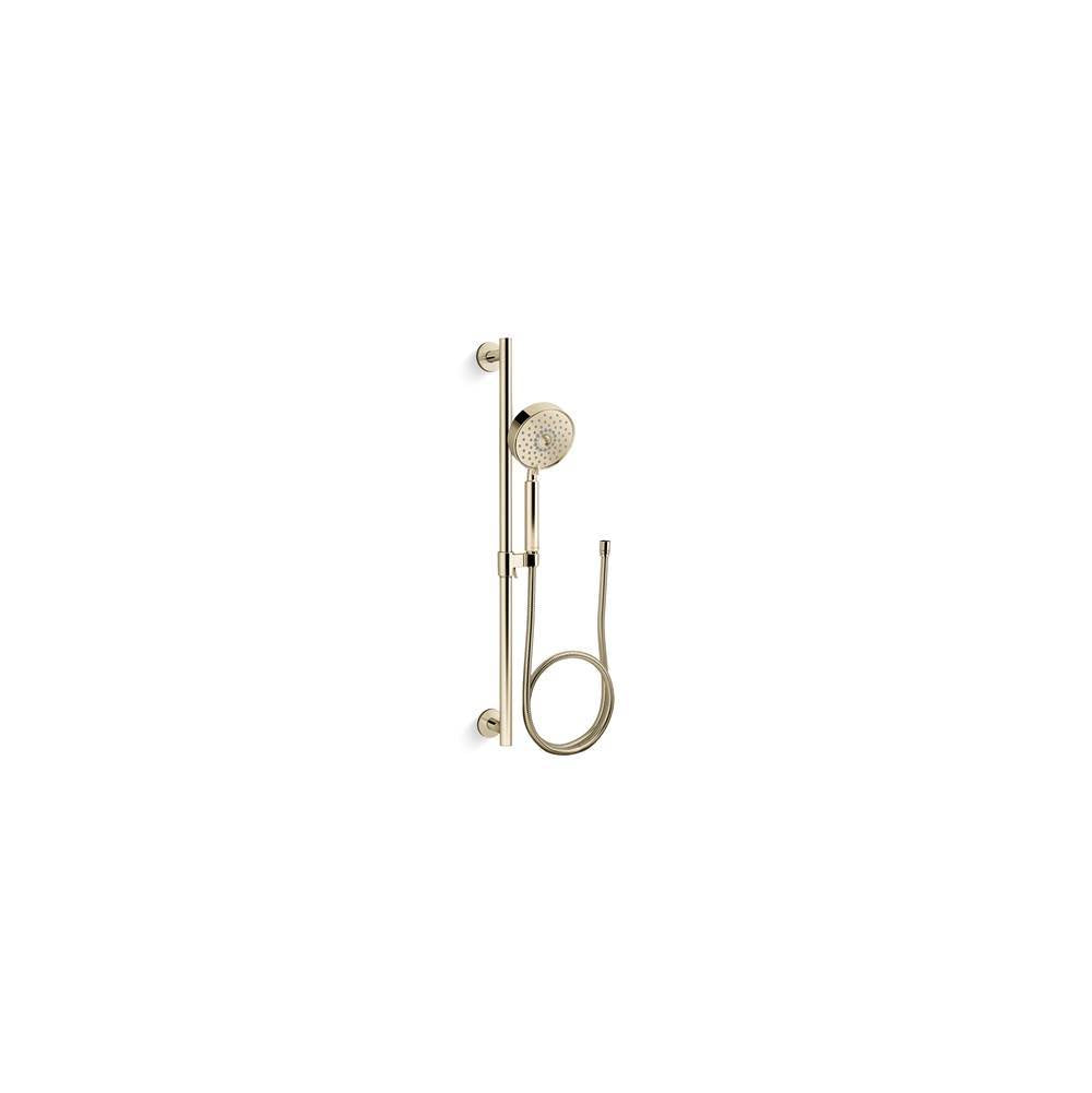 Kohler - Purist 30'' four-function handshower kit, 1.75 gpm - Vibrant French Gold