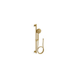 Kohler - Purist 30'' four-function handshower kit, 1.75 gpm - Vibrant Brushed Moderne Brass