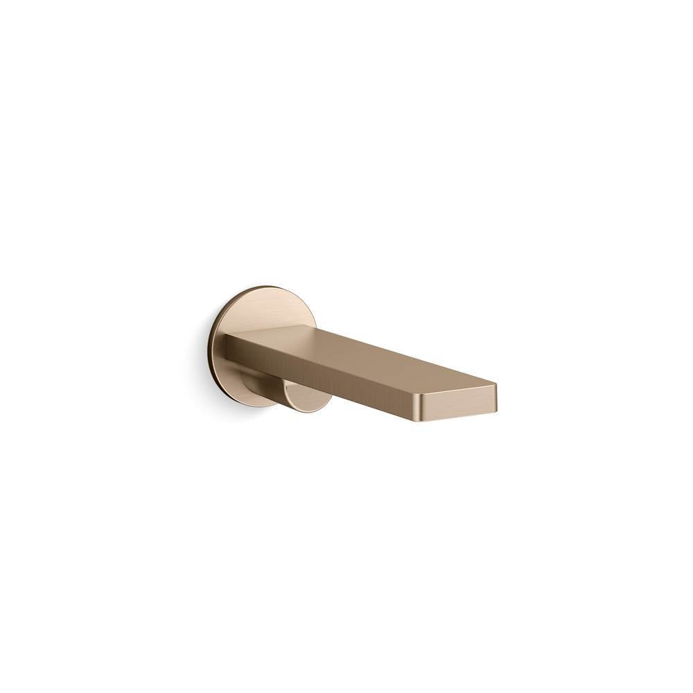 Kohler - Composed Wall-mount bath spout - Vibrant Brushed Bronze