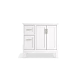Quo 36'' bathroom vanity cabinet with sink and quartz top