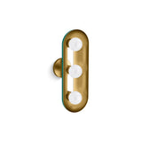 Kohler - Jabot Three-light sconce - Jade w/Brushed Moderne Brass Accents